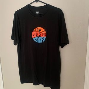 Mens dark green oakley tee shirt